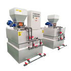 Sistema de distribución químico concreto de la planta de mezcla que dosifica para el tratamiento de aguas residuales